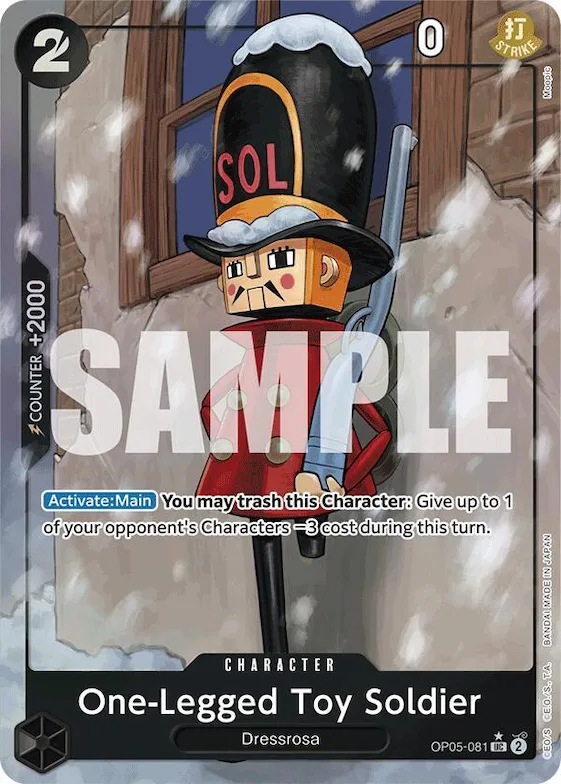 One-Legged Toy Soldier (Full Art) #op5-081 – Premium Booster -The Best-