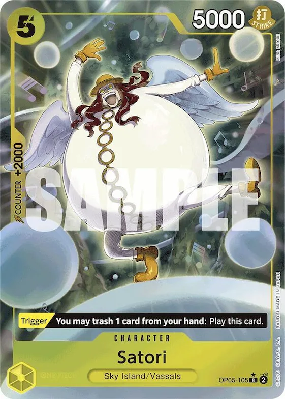 Satori (Full Art) #op5-105 – Premium Booster -The Best-