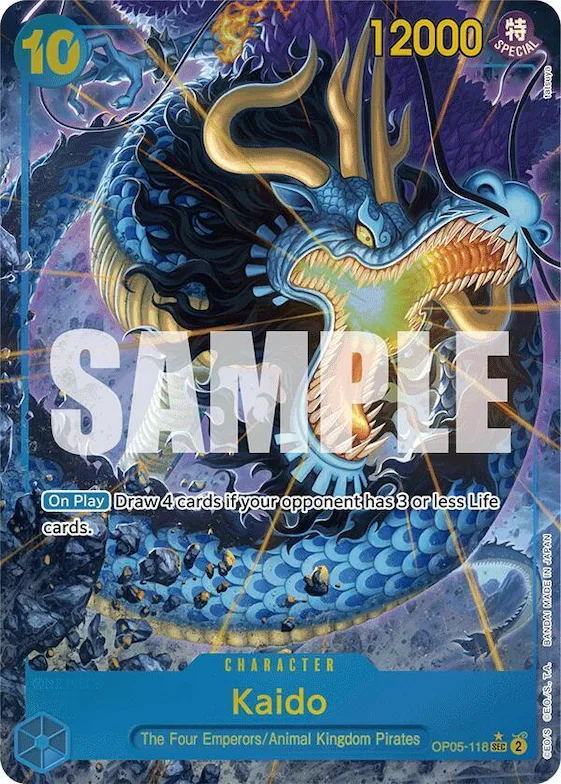 Kaido (OP05-118) (Alternate Art) #op5-118 – Premium Booster -The Best-