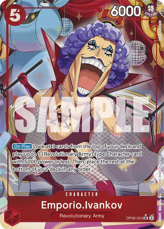 Emporio.Ivankov (Full Art) #op6-003 – Premium Booster -The Best-