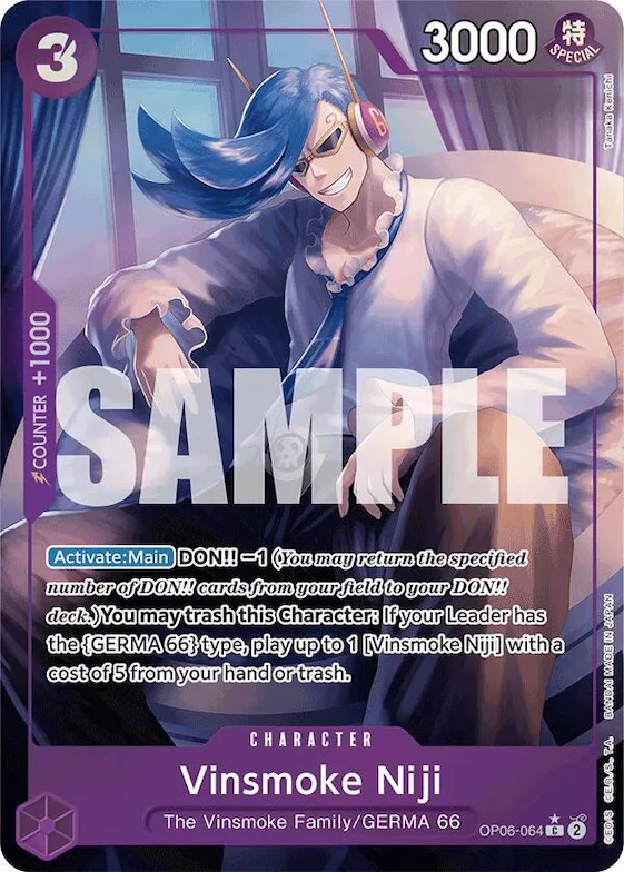 Vinsmoke Niji (OP06-064) (Full Art) #op6-064 – Premium Booster -The Best-