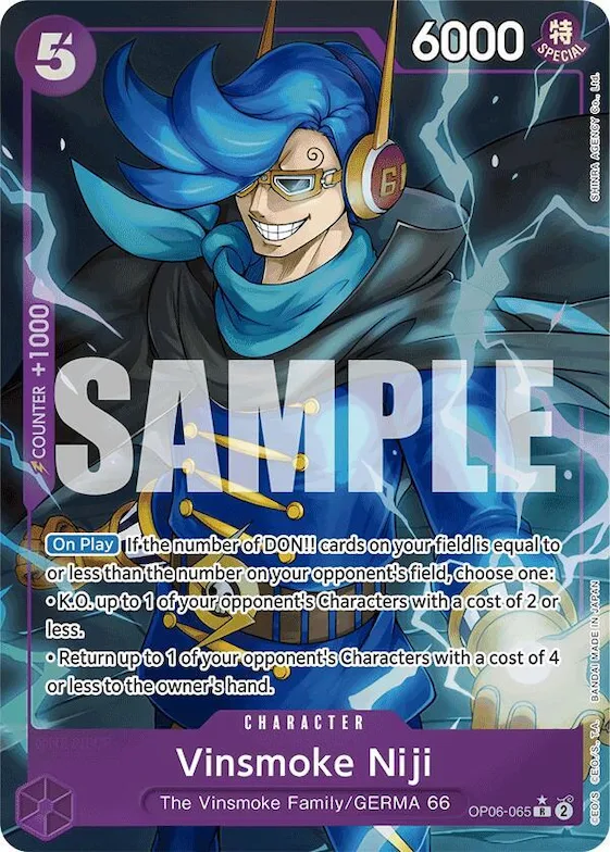 Vinsmoke Niji (OP06-065) (Alternate Art) #op6-065 – Premium Booster -The Best-