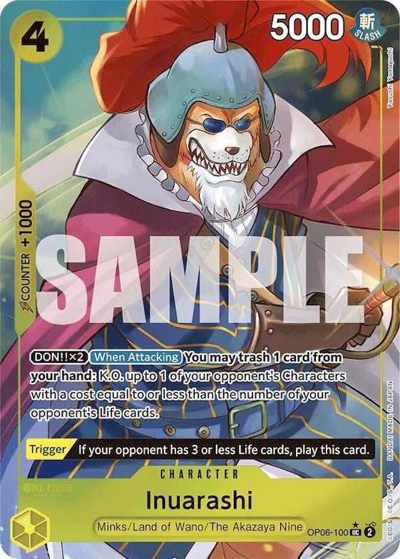 Inuarashi (Full Art) #op6-100 – Premium Booster -The Best-