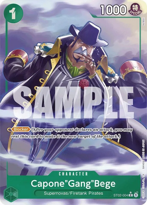 Capone"Gang"Bege (ST02-004) (Alternate Art) #st2-004 – Premium Booster -The Best-