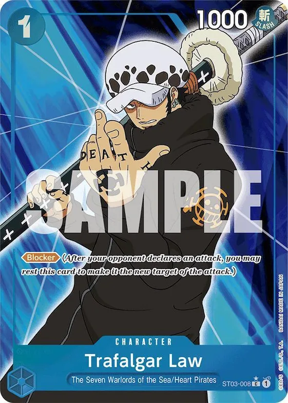Trafalgar Law (ST03-008) (Full Art) #st3-008 – Premium Booster -The Best-