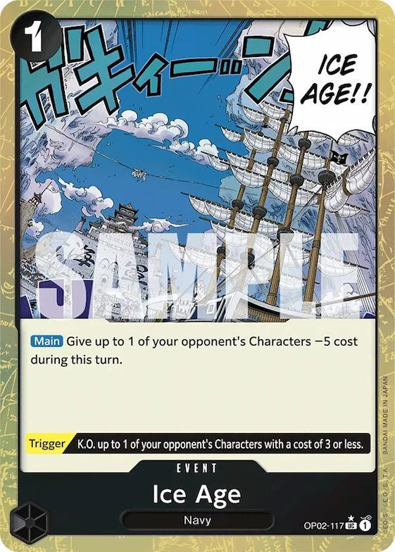 Ice Age (Textured Foil) #op2-117 – Premium Booster -The Best-