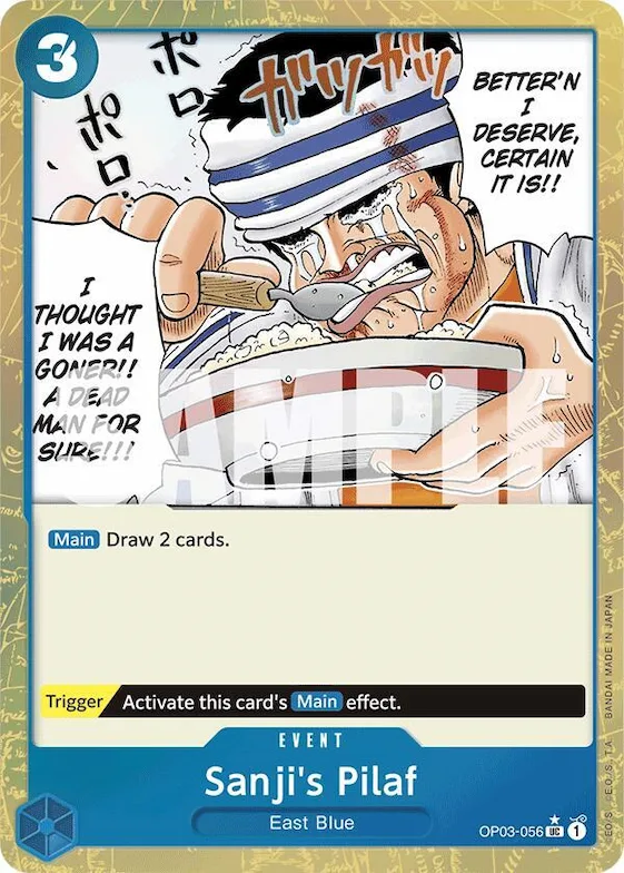 Sanji's Pilaf (Textured Foil) #op3-056 – Premium Booster -The Best-