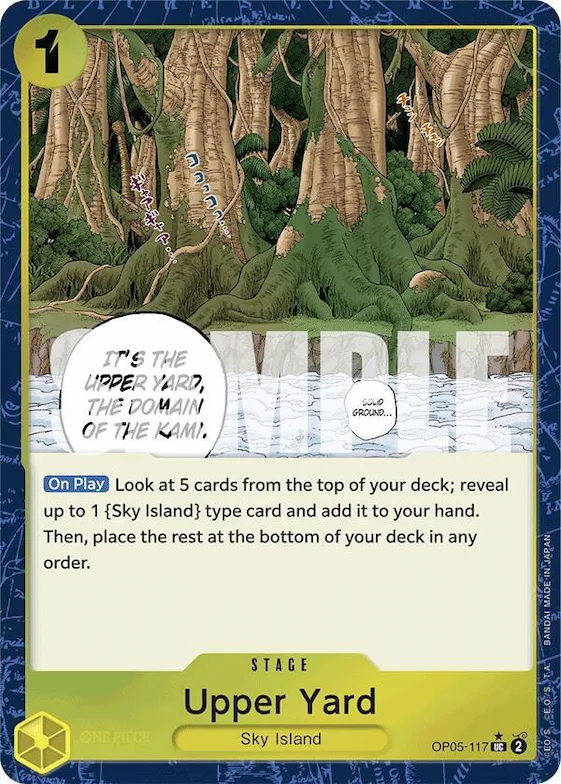 Upper Yard (Textured Foil) #op5-117 – Premium Booster -The Best-