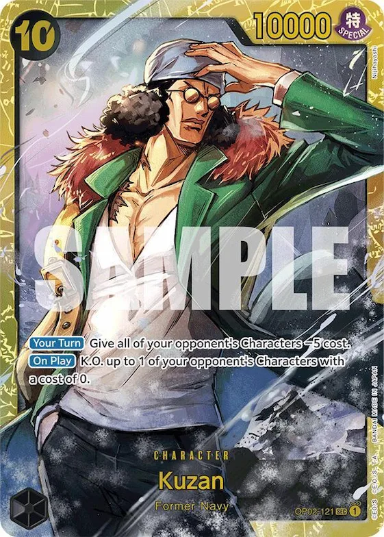 Kuzan (OP02-121) (Reprint) #op2-121 – Premium Booster -The Best-