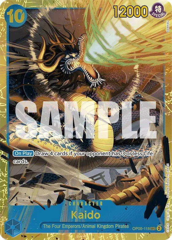 Kaido (OP05-118) (Reprint) #op5-118 – Premium Booster -The Best-