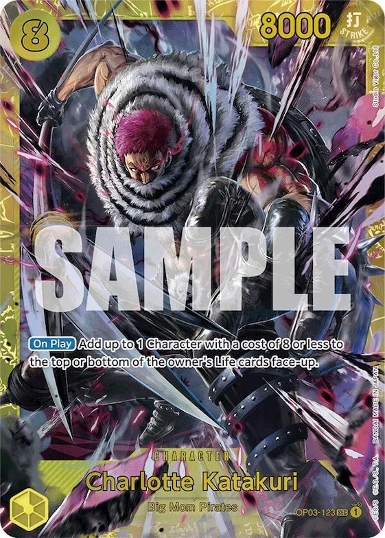 Charlotte Katakuri (Reprint) #op3-123 – Premium Booster -The Best-