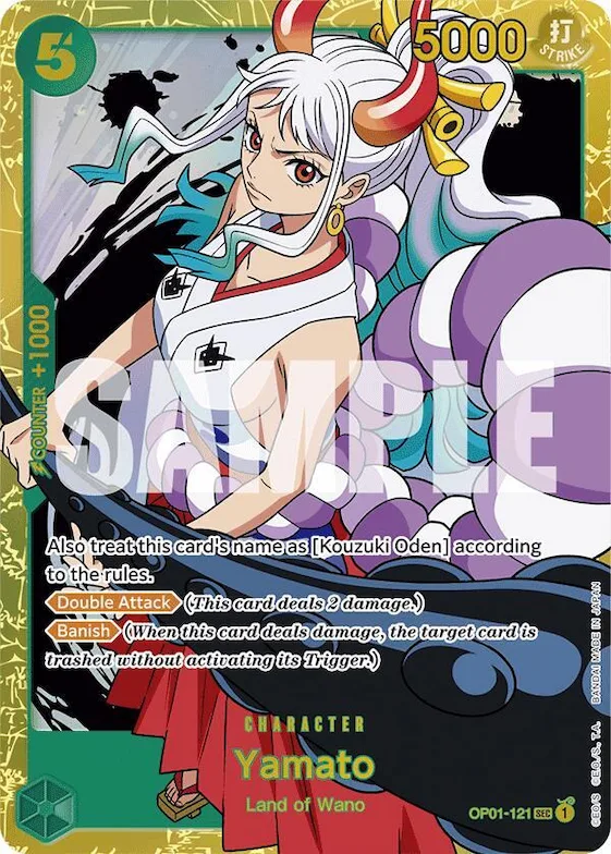 Yamato (OP01-121) (Reprint) #op1-121 – Premium Booster -The Best-
