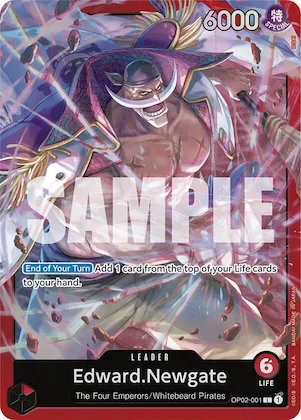 Edward.Newgate (OP02-001) #op2-001 – Starter Deck 15: RED Edward.Newgate