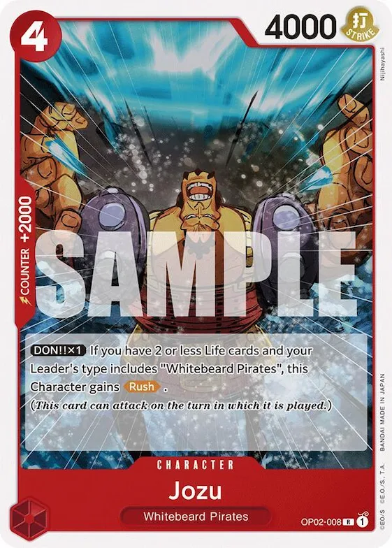 Jozu #op2-008 – Starter Deck 15: RED Edward.Newgate