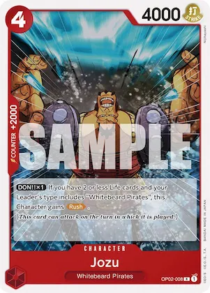 Jozu #op2-008 – Starter Deck 15: RED Edward.Newgate