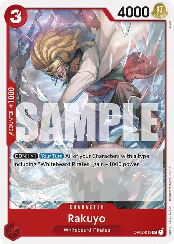 Rakuyo #op2-019 – Starter Deck 15: RED Edward.Newgate