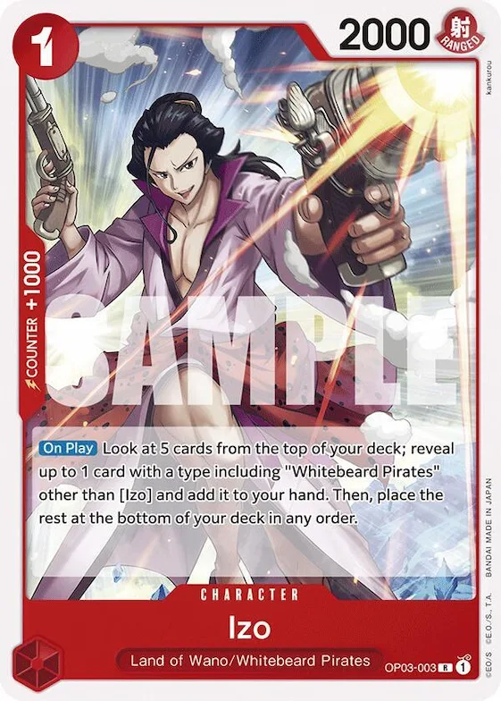 Izo #op3-003 – Starter Deck 15: RED Edward.Newgate