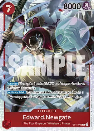 Edward.Newgate (ST15-002) #st15-002 – Starter Deck 15: RED Edward.Newgate
