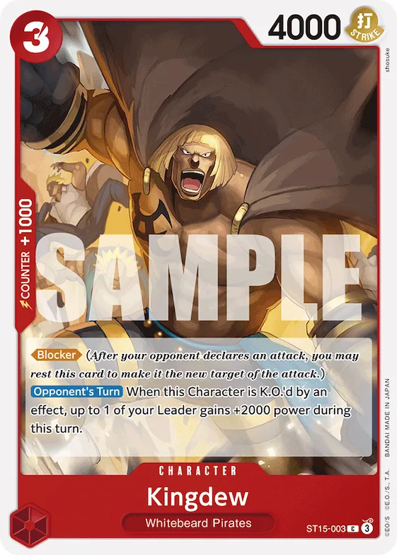 Kingdew #st15-003 – Starter Deck 15: RED Edward.Newgate