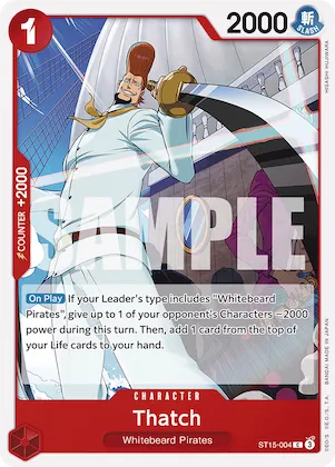 Thatch #st15-004 – Starter Deck 15: RED Edward.Newgate