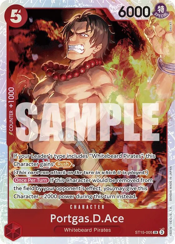 Portgas.D.Ace #st15-005 – Starter Deck 15: RED Edward.Newgate