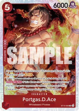 Portgas.D.Ace #st15-005 – Starter Deck 15: RED Edward.Newgate