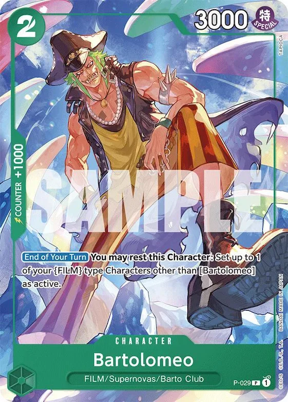 Bartolomeo #p-029 – Starter Deck 16: GREEN Uta