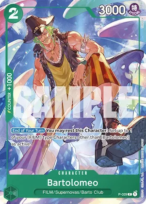 Bartolomeo #p-029 – Starter Deck 16: GREEN Uta
