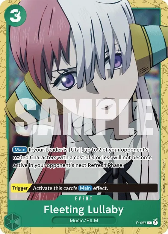 Fleeting Lullaby #p-057 – Starter Deck 16: GREEN Uta