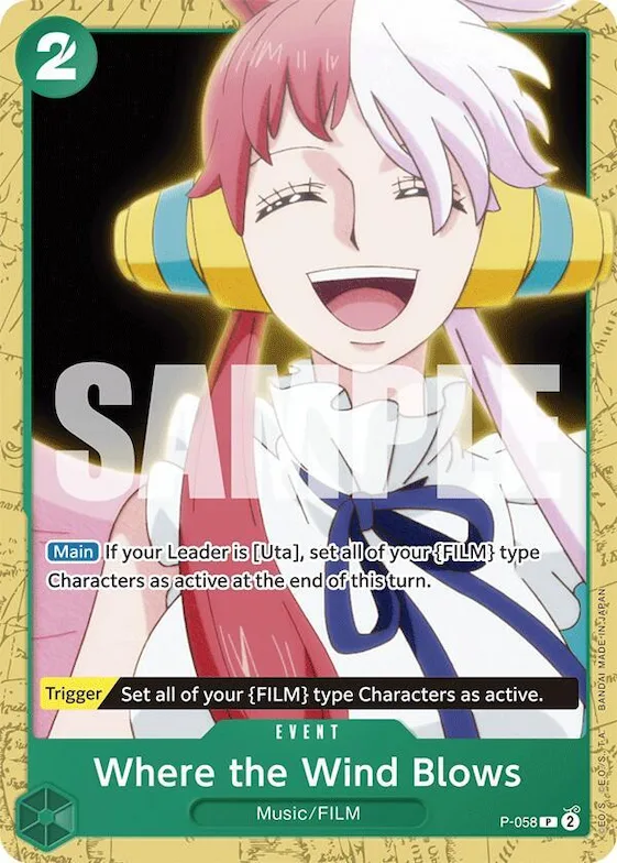 Où souffle le vent p-058 – ST16 – Starter Deck 16: GREEN Uta