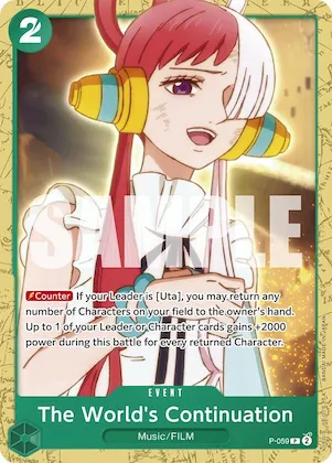 The World's Continuation #p-059 – Starter Deck 16: GREEN Uta