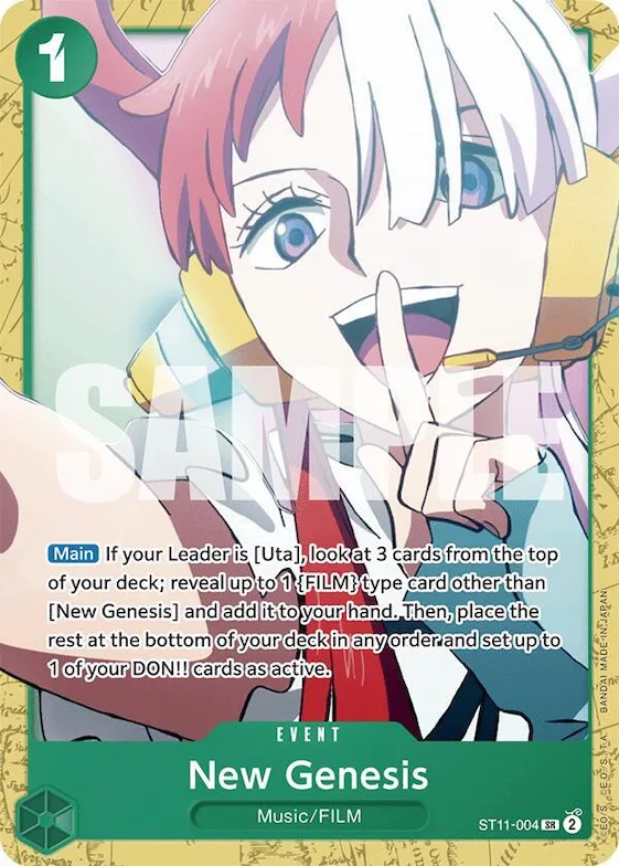 Nouvelle ère st11-004 – ST16 – Starter Deck 16: GREEN Uta