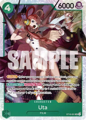Uta (ST16-001) st16-001 – ST16 – Starter Deck 16: GREEN Uta