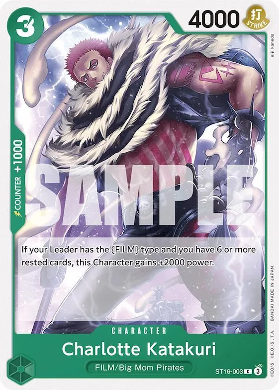 Charlotte Katakuri #st16-003 – Starter Deck 16: GREEN Uta