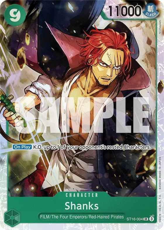 Shanks #st16-004 – Starter Deck 16: GREEN Uta