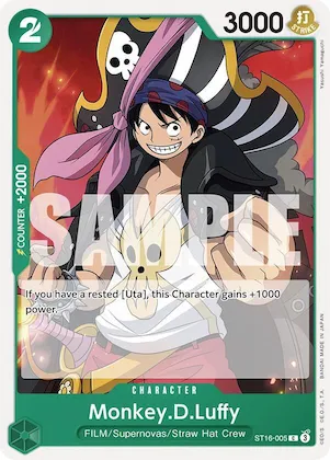 Monkey.D.Luffy (ST16-005) #st16-005 – Starter Deck 16: GREEN Uta