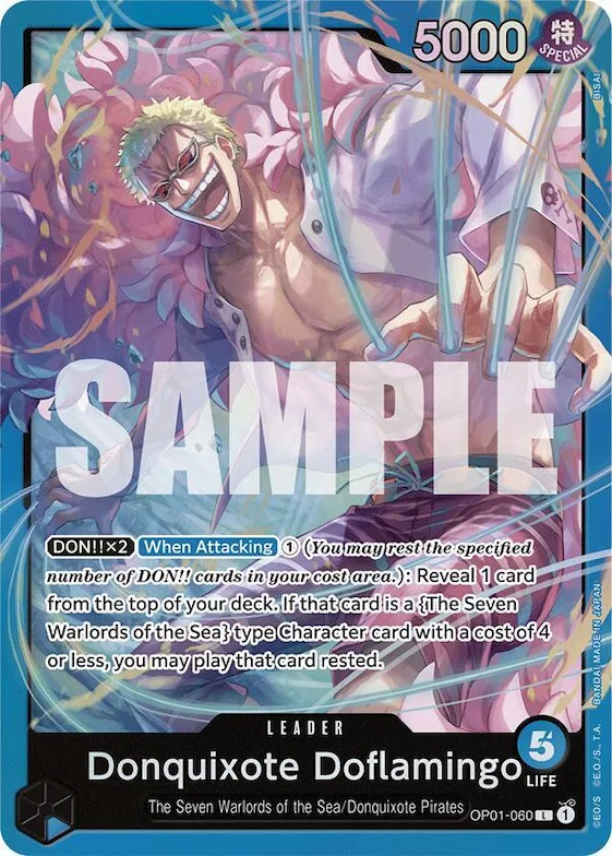 Donquixote Doflamingo (OP01-060) #op1-060 – Starter Deck 17: BLUE Donquixote Doflamingo