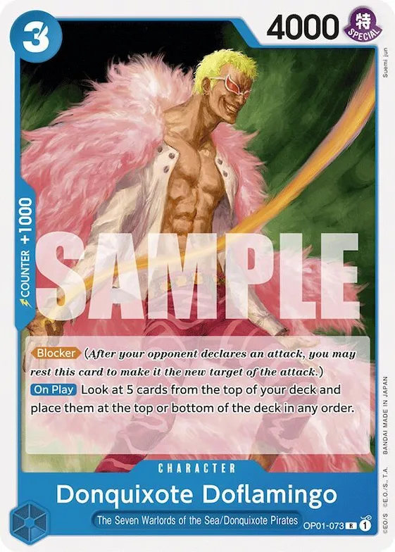 Donquixote Doflamingo (OP01-073) #op1-073 – Starter Deck 17: BLUE Donquixote Doflamingo