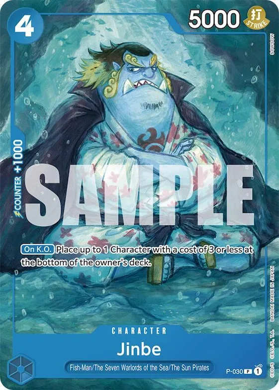 Jinbe #p-030 – Starter Deck 17: BLUE Donquixote Doflamingo