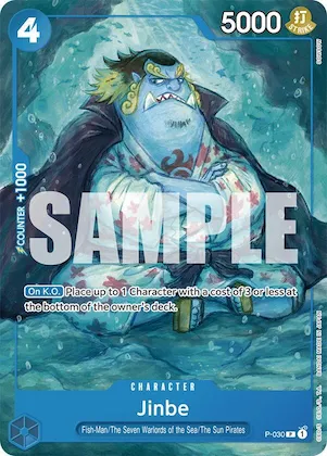 Jinbe #p-030 – Starter Deck 17: BLUE Donquixote Doflamingo