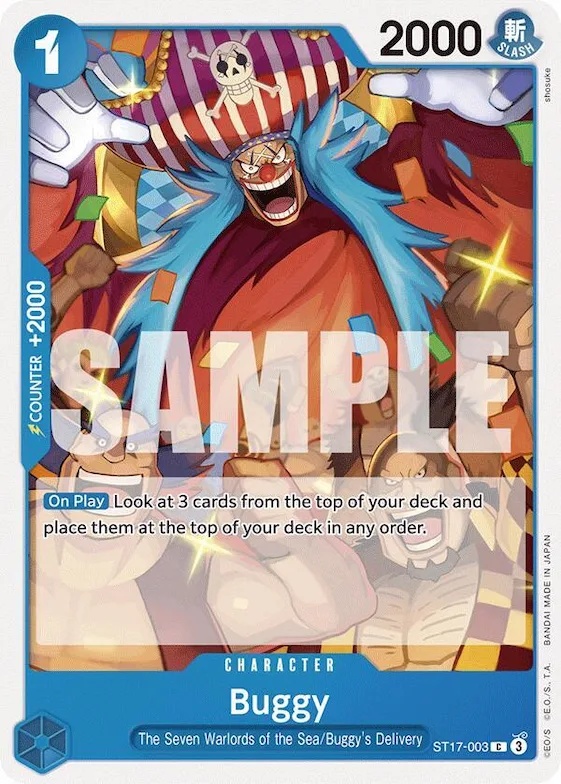 Baggy st17-003 – ST17 – Starter Deck 17: BLUE Donquixote Doflamingo