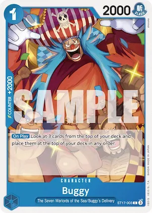 Baggy st17-003 – ST17 – Starter Deck 17: BLUE Donquixote Doflamingo