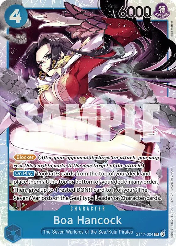 Boa Hancock #st17-004 – Starter Deck 17: BLUE Donquixote Doflamingo