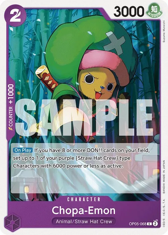 Chopa-Emon #op5-068 – Starter Deck 18: PURPLE Monkey.D.Luffy