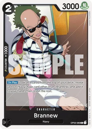 Brannew #op3-089 – Starter Deck 19: BLACK Smoker