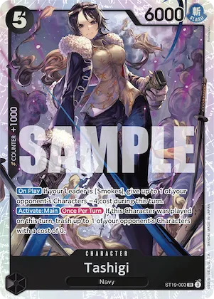 Tashigi #st19-003 – Starter Deck 19: BLACK Smoker