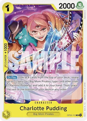 Charlotte Pudding (OP03-112) #op3-112 – Starter Deck 20: YELLOW Charlotte Katakuri