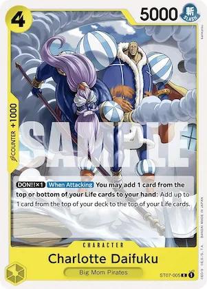 Charlotte Daifuku st7-005 – ST20 – Starter Deck 20: YELLOW Charlotte Katakuri