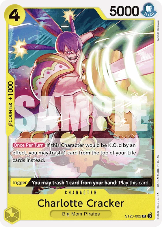 Charlotte Cracker st20-002 – ST20 – Starter Deck 20: YELLOW Charlotte Katakuri
