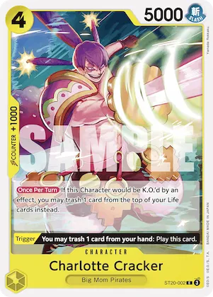 Charlotte Cracker st20-002 – ST20 – Starter Deck 20: YELLOW Charlotte Katakuri